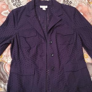 Charter club lace blazer